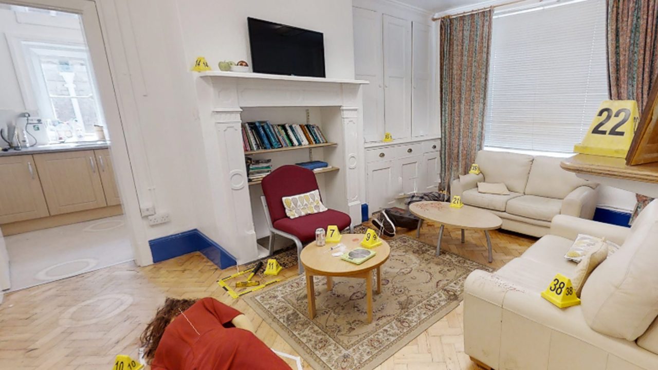 crime scene house