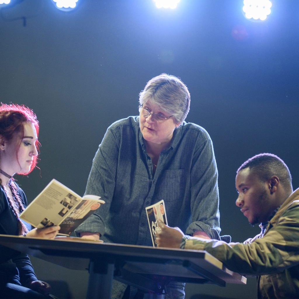 Students in Performing Arts Class