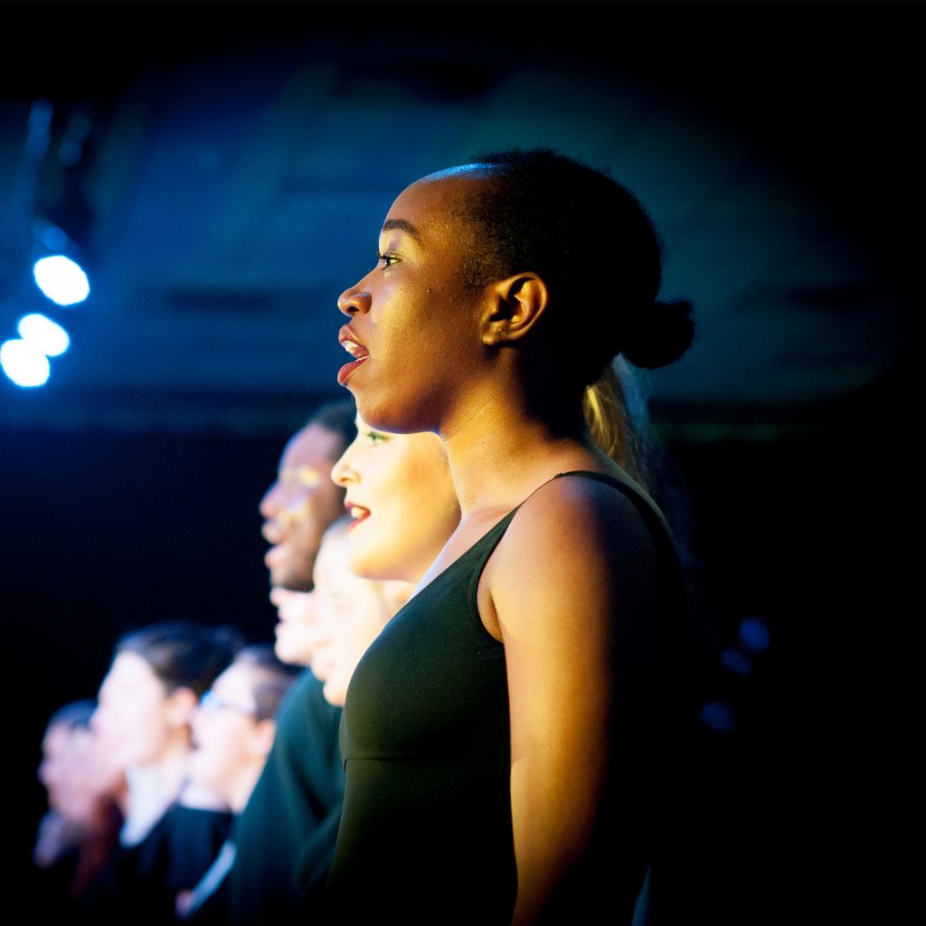 Student performing
