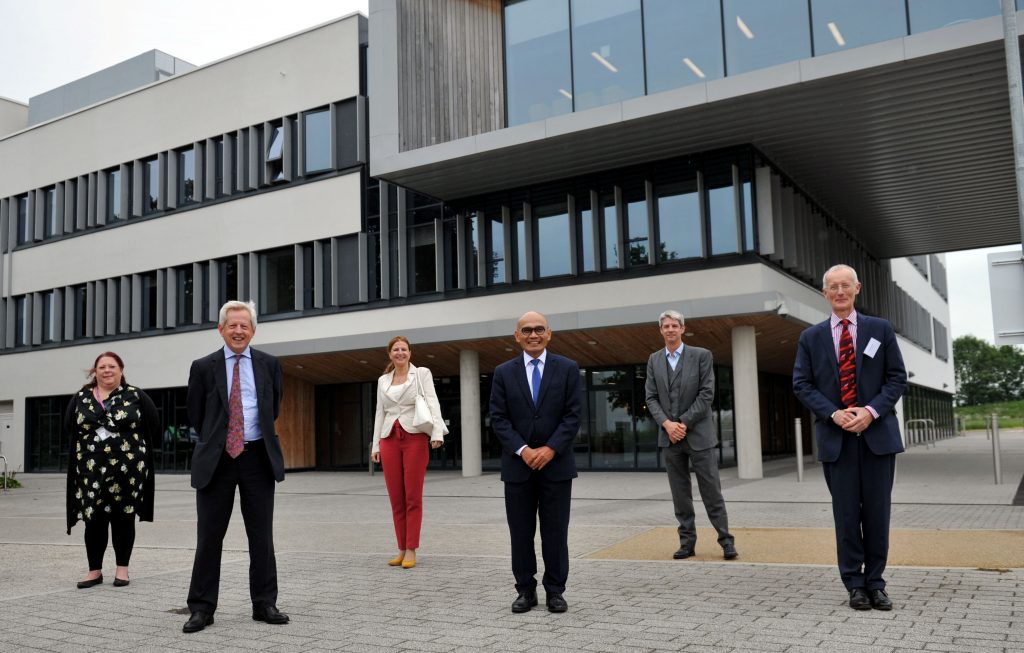 Debbie Jones (Academic Partnership Supervisor at the University), Richard Graham, Nadine Sulkowski (Senior Lecturer in Hospitality Management at the University), HE Dr Desra Percaya (Indonesian Ambassador), David Dawson (Reader in Leadership at the University) and Stephen Marston.