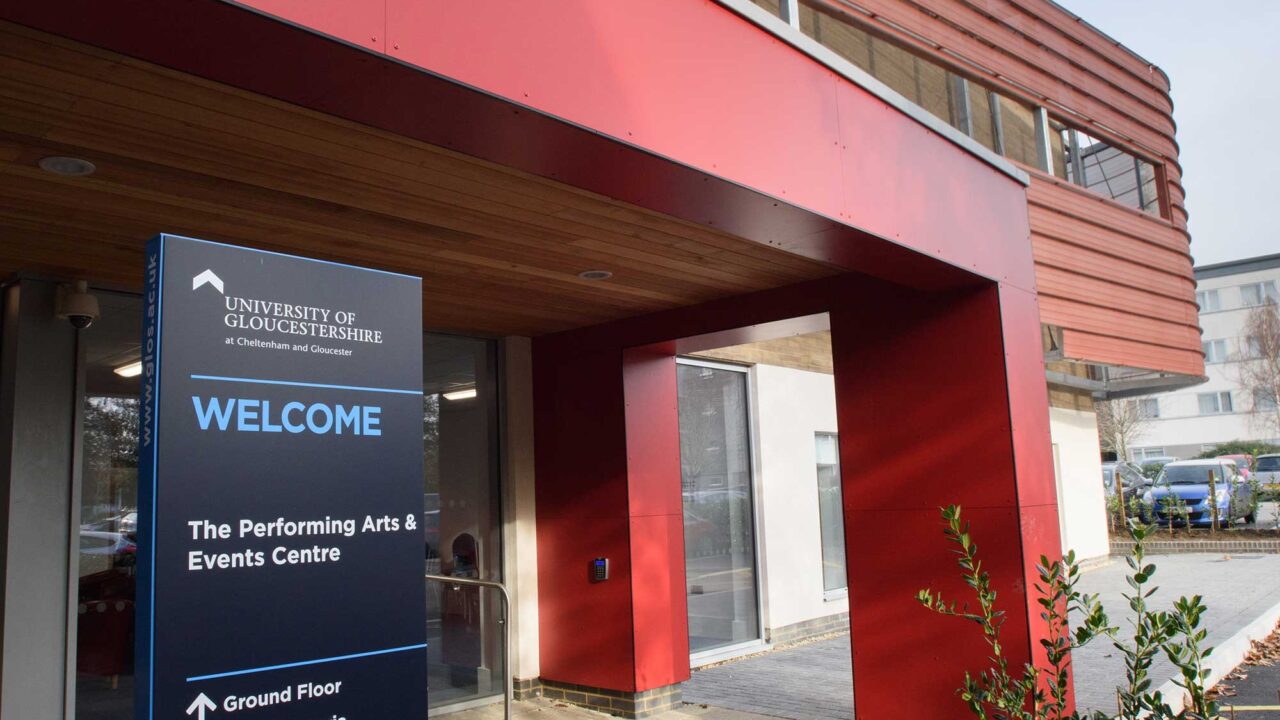 Oxstalls performing arts centre exterior