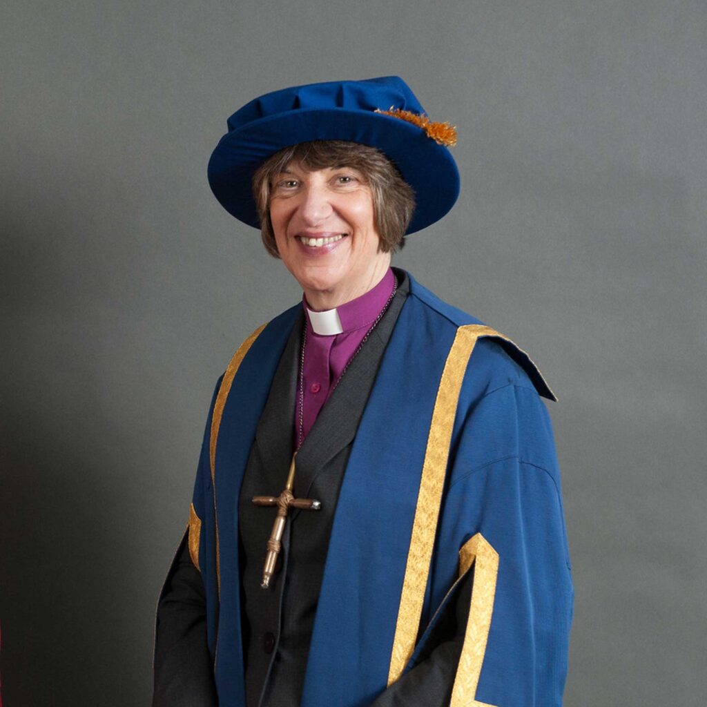 Bishop Rachel at graduation