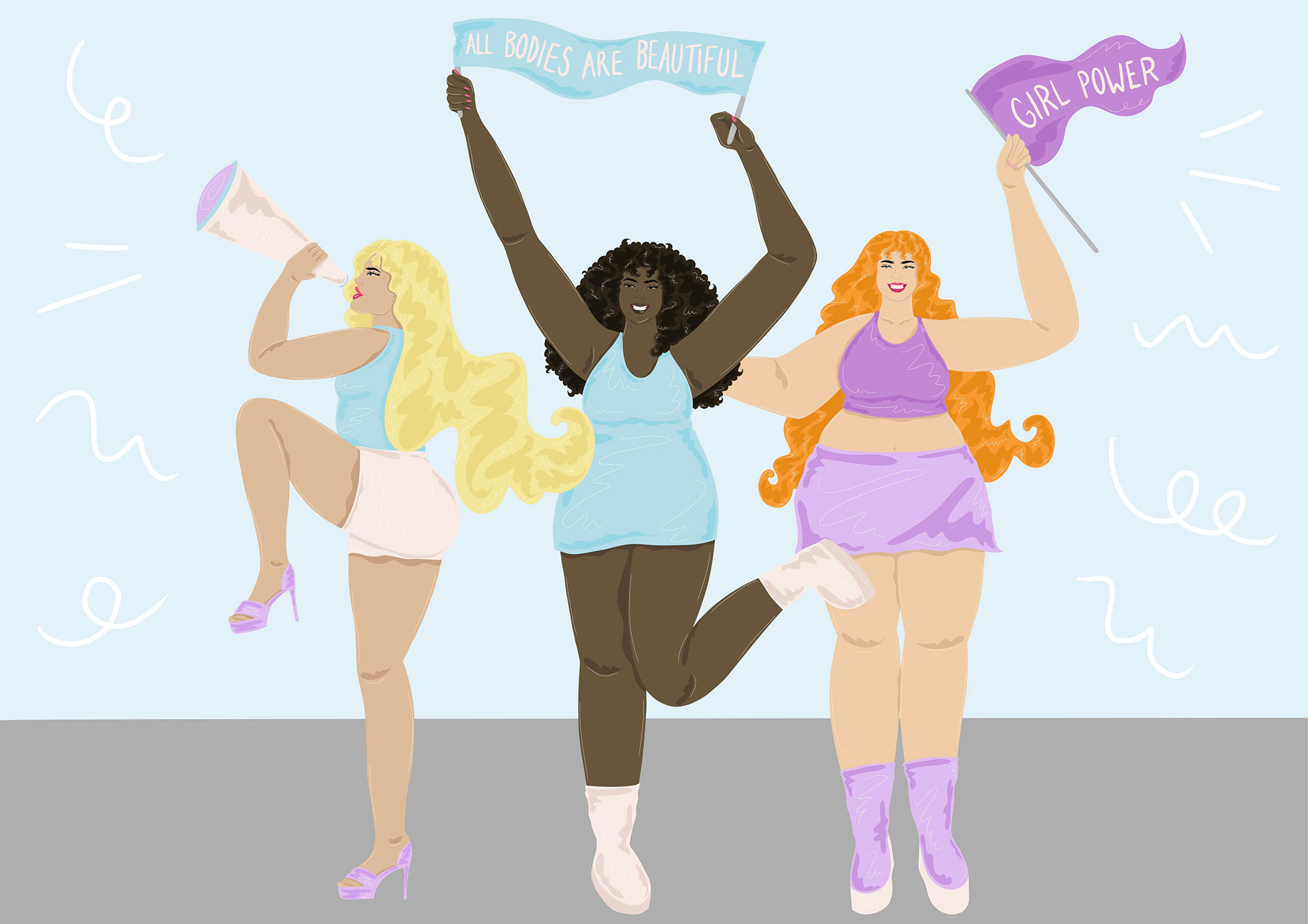 Graphic design work by student Holly McCann