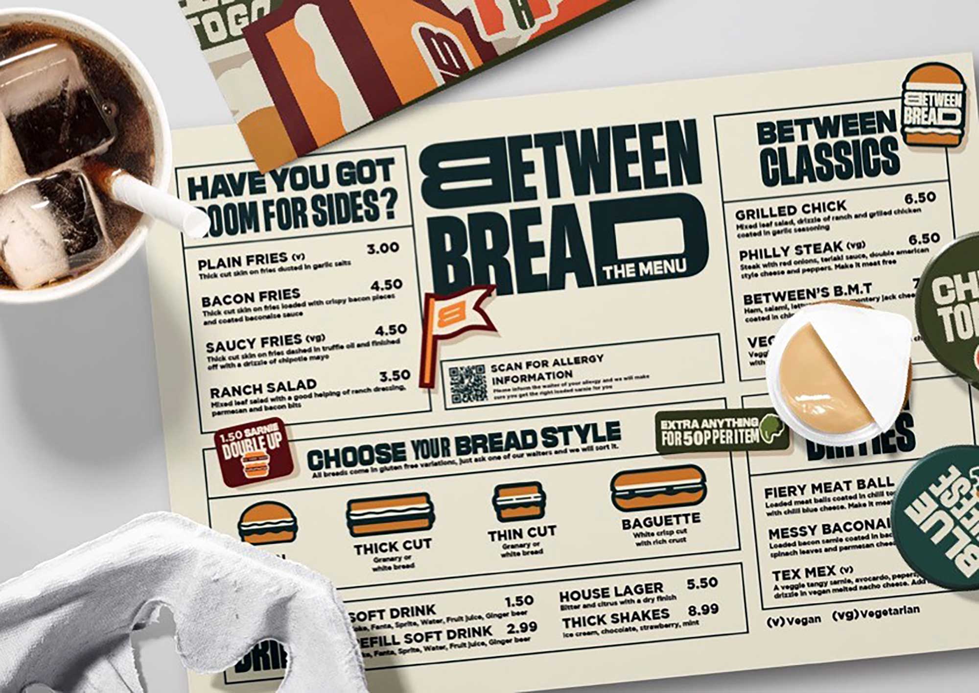 South West Digital and Design Awards winning entry "Between Bread" by Alice Brett