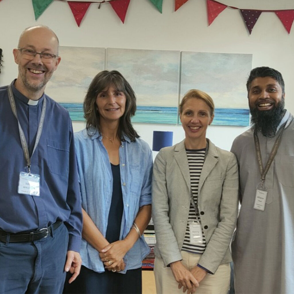 Chaplaincy team photo featuring Simon, Jo, Kerry and Atique.