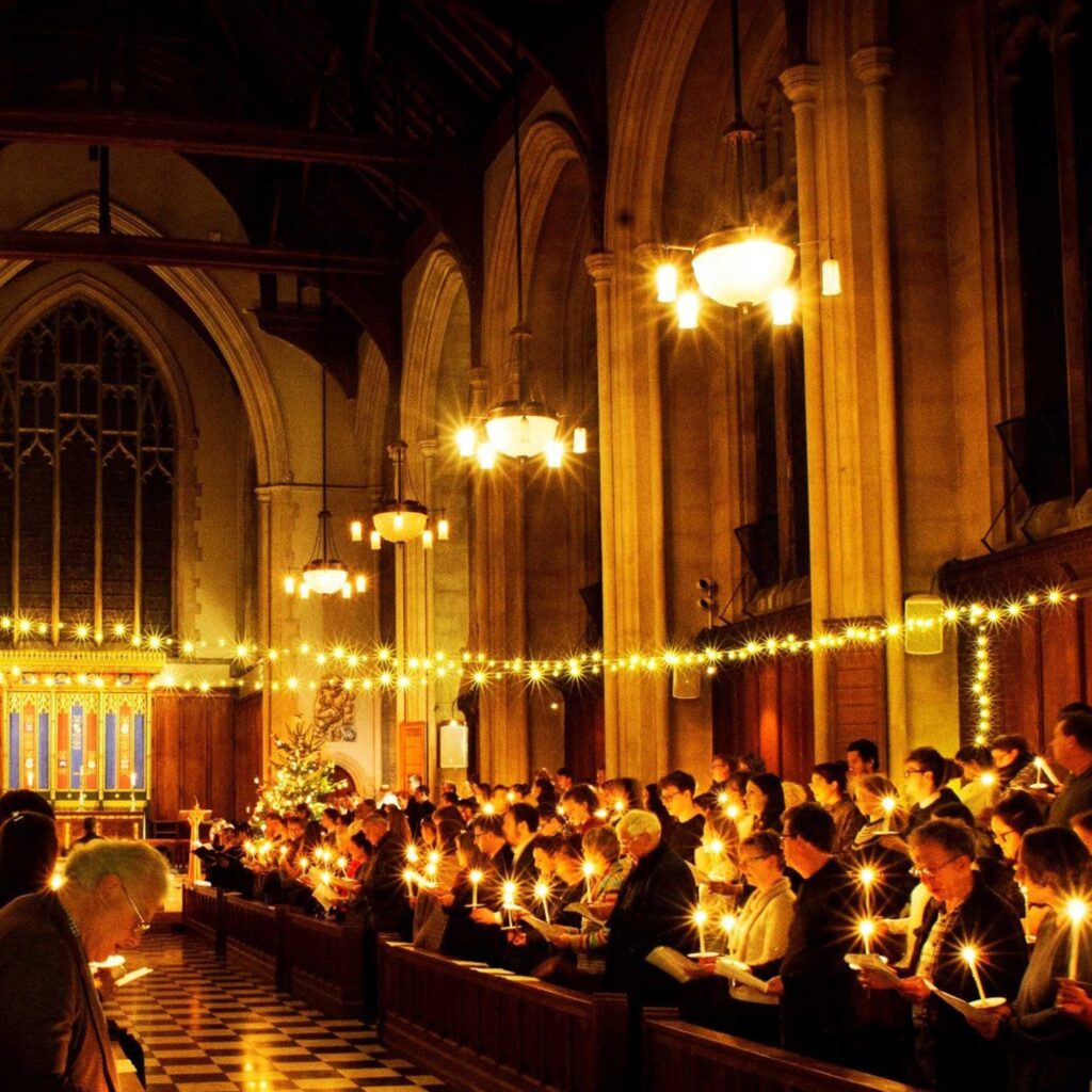 Carol service at Francis Close Hall Chapel.