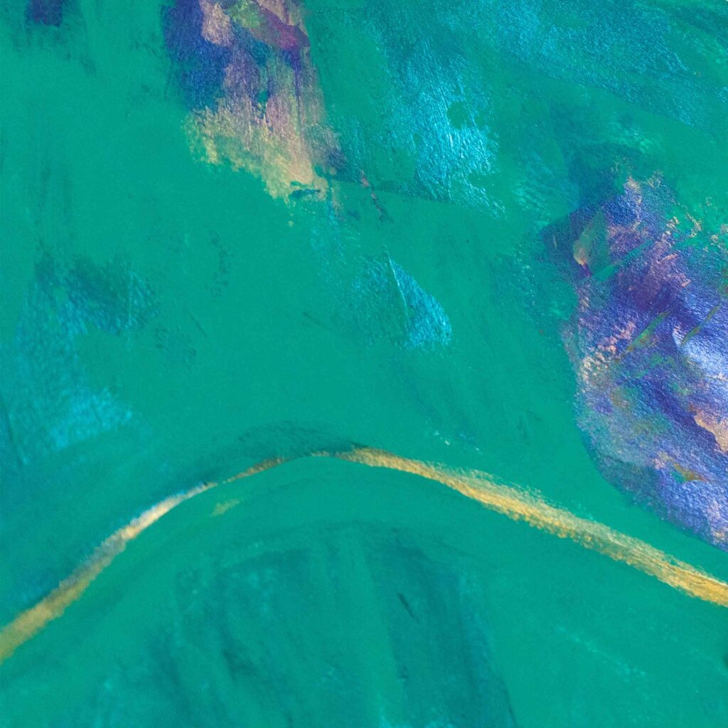 Close up of student art work, credit: Kate Haffield, Foundation Art student