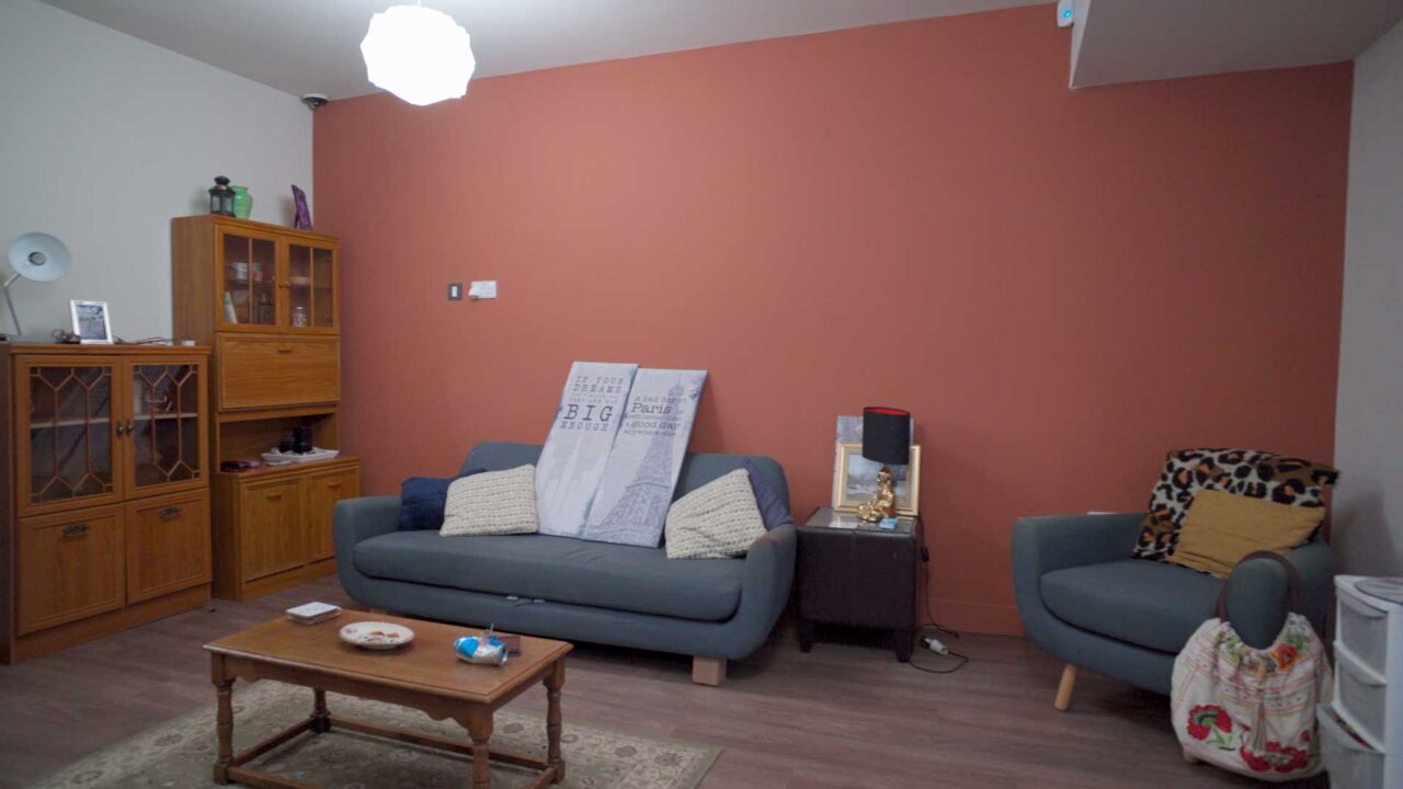 One of the living spaces at FutureSIM to be used during simulated learning.